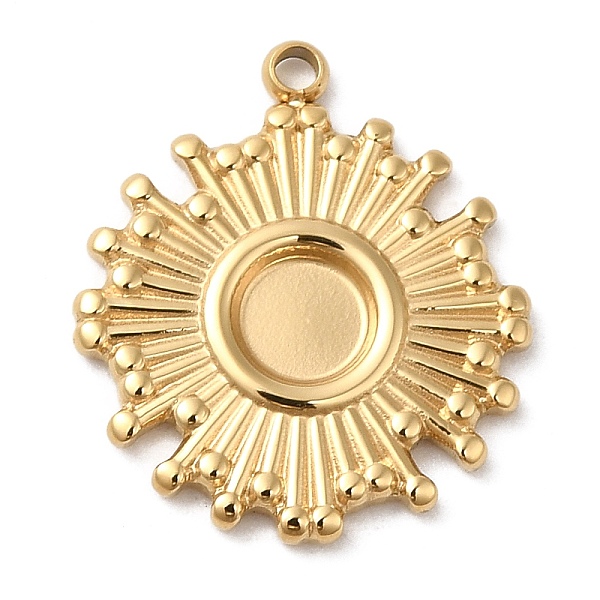PandaHall 304 Stainless Steel Pendant Cabochon Settings, Sun Charm, Real 14K Gold Plated, Tray: 4.5mm, 19x16x1.7mm, Hole: 1.4mm 304...
PandaHall 304 Stainless Steel Pendant Cabochon Settings, Sun Charm, Real 14K Gold Plated, Tray: 4.5mm, 19x16x1.7mm, Hole: 1.4mm 304...
