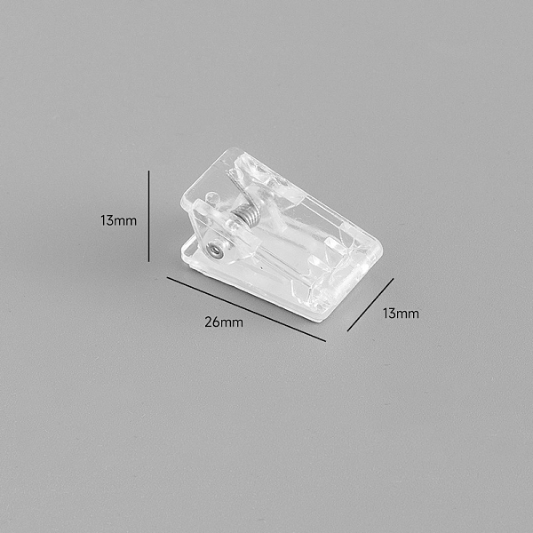 PandaHall Transparent Acrylic Binder Paper Clips, Single Side Adhesive Card Assistant Clips, Rectangle, Clear, 26x13x13mm Acrylic Rectangle...
PandaHall Transparent Acrylic Binder Paper Clips, Single Side Adhesive Card Assistant Clips, Rectangle, Clear, 26x13x13mm Acrylic Rectangle...