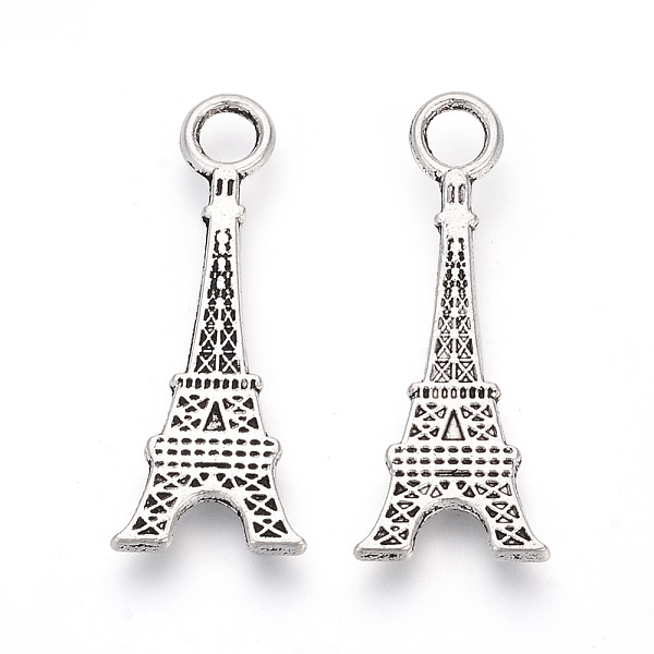 PandaHall Tibetan Style Alloy Pendants, Eiffel Tower, Cadmium Free & Lead Free, Antique Silver, 32x12x2mm, Hole: 3.5mm, about 542pcs/775g...
PandaHall Tibetan Style Alloy Pendants, Eiffel Tower, Cadmium Free & Lead Free, Antique Silver, 32x12x2mm, Hole: 3.5mm, about 542pcs/775g...