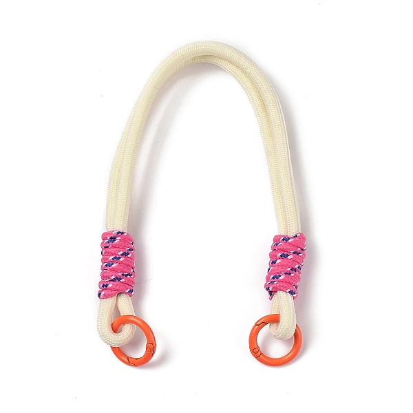 PandaHall Nylon Cord Bag Handles, with Alloy Spring Gate Rings, for Bag Replacement Accessories, Orange, 34.5x1.55cm Nylon Orange
PandaHall Nylon Cord Bag Handles, with Alloy Spring Gate Rings, for Bag Replacement Accessories, Orange, 34.5x1.55cm Nylon Orange