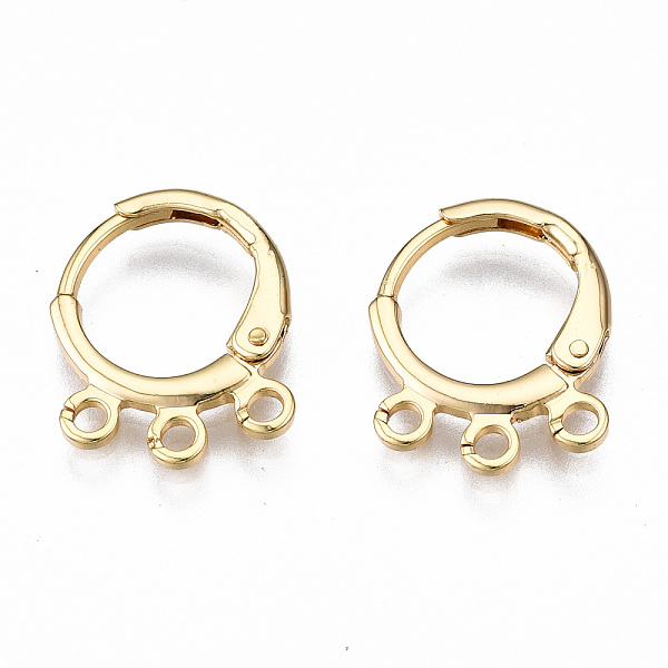 PandaHall Brass Huggie Hoop Earring Findings, with Hoop, Nickel Free, Real 18K Gold Plated, 15x12x2mm, Hole: 1.5mm, Pin: 0.8mm Brass
PandaHall Brass Huggie Hoop Earring Findings, with Hoop, Nickel Free, Real 18K Gold Plated, 15x12x2mm, Hole: 1.5mm, Pin: 0.8mm Brass