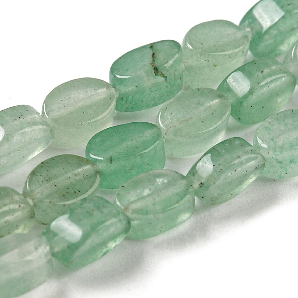 PandaHall Natural Green Aventurine Beads Strands, Flat Oval, 6~6.5x4~4.5x2.5mm, Hole: 0.6mm, about 64pcs/strand, 15.94''(40.5cm) Green...
PandaHall Natural Green Aventurine Beads Strands, Flat Oval, 6~6.5x4~4.5x2.5mm, Hole: 0.6mm, about 64pcs/strand, 15.94''(40.5cm) Green...