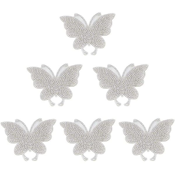 PandaHall Iron On Rhinestone Glue Sheets, For Trimming Cloth, Shoes and Bags, Butterfly, Crystal, 70x60mm, 6pcs/box Glass Rhinestone..., Clear
PandaHall Iron On Rhinestone Glue Sheets, For Trimming Cloth, Shoes and Bags, Butterfly, Crystal, 70x60mm, 6pcs/box Glass Rhinestone..., Clear