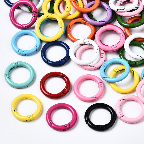 PandaHall Spray Painted Eco-Friendly Alloy Spring Gate Rings, O Rings, Snap Clasps Ring, Cadmium Free & Nickel Free & Lead Free, Mixed Color..., Multicolor
PandaHall Spray Painted Eco-Friendly Alloy Spring Gate Rings, O Rings, Snap Clasps Ring, Cadmium Free & Nickel Free & Lead Free, Mixed Color..., Multicolor