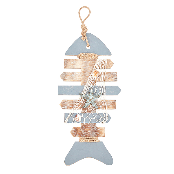 PandaHall Mediterranean Style Natural Wood Pendant Ornaments, Wall Decor Door Hanging Decoration with Natural Shell, Fishbone, Dark Gray...
PandaHall Mediterranean Style Natural Wood Pendant Ornaments, Wall Decor Door Hanging Decoration with Natural Shell, Fishbone, Dark Gray...