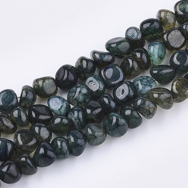 PandaHall Natural Dragon Veins Agate Beads Strands, Tumbled Stone, Dyed, Chip, Dark Slate Gray, 7~9x6~9x6~10mm, Hole: 1.5mm, about...
PandaHall Natural Dragon Veins Agate Beads Strands, Tumbled Stone, Dyed, Chip, Dark Slate Gray, 7~9x6~9x6~10mm, Hole: 1.5mm, about...