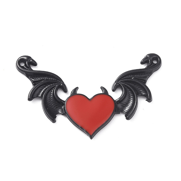 PandaHall Alloy Emanel Big Pendants, Heart with Wing Charm, Electrophoresis Black, Red, 34x54x3mm, Hole: 1.5mm Alloy+Enamel Heart Red
PandaHall Alloy Emanel Big Pendants, Heart with Wing Charm, Electrophoresis Black, Red, 34x54x3mm, Hole: 1.5mm Alloy+Enamel Heart Red