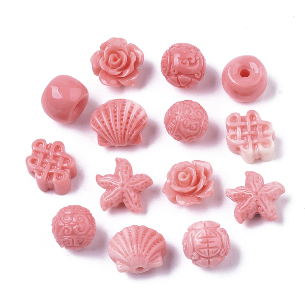 PandaHall Synthetic Coral Beads, Mixed Shapes, Hot Pink, 9~23.5x10.5~19x9~17mm, Hole: 1.4mm Synthetic Coral Mixed Shapes Pink
PandaHall Synthetic Coral Beads, Mixed Shapes, Hot Pink, 9~23.5x10.5~19x9~17mm, Hole: 1.4mm Synthetic Coral Mixed Shapes Pink
