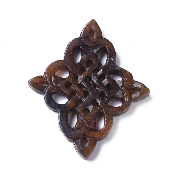 PandaHall Chinese Style Natural Jade Big Pendants, Carved, Dyed, Flower, Mixed Color, 62~64x52~53x5~6mm, Hole: 4~5x2~3mm Other Jade Flower..., Multicolor
PandaHall Chinese Style Natural Jade Big Pendants, Carved, Dyed, Flower, Mixed Color, 62~64x52~53x5~6mm, Hole: 4~5x2~3mm Other Jade Flower..., Multicolor