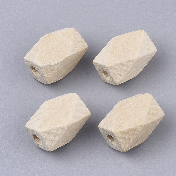 PandaHall Unfinished Wood Beads, Natural Wooden Beads, Faceted, Polygon, PapayaWhip, 15x10x10mm, Hole: 3mm Schima Wood Polygon Orange
PandaHall Unfinished Wood Beads, Natural Wooden Beads, Faceted, Polygon, PapayaWhip, 15x10x10mm, Hole: 3mm Schima Wood Polygon Orange
