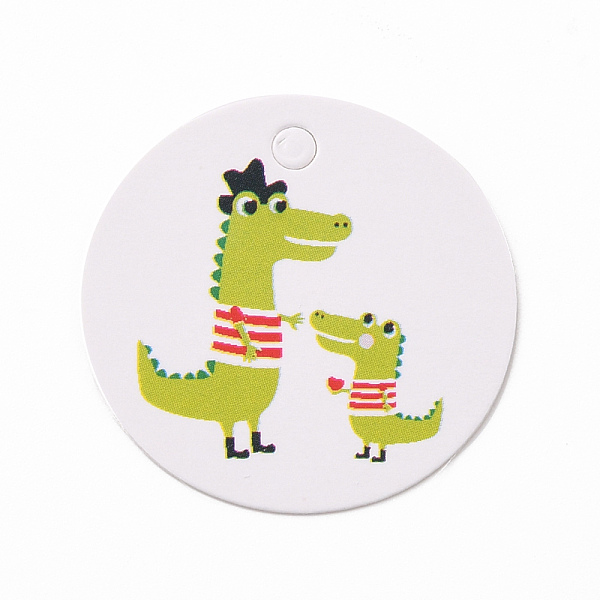 PandaHall Kraft Paper Gift Tags, Flat Round with Animal Pattern, Crocodile Pattern, 3x0.02cm, Hole: 3mm, about 100pcs/bag Paper Crocodile..., White
PandaHall Kraft Paper Gift Tags, Flat Round with Animal Pattern, Crocodile Pattern, 3x0.02cm, Hole: 3mm, about 100pcs/bag Paper Crocodile..., White