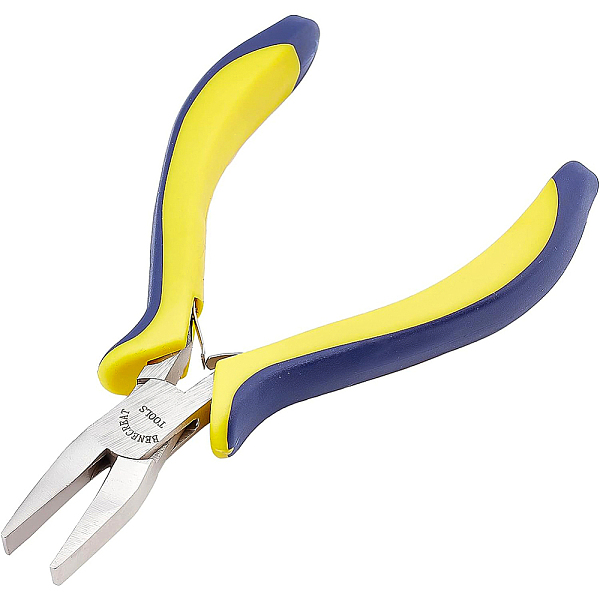 PandaHall BENECREAT 5 Inch Flat Nose Pliers with Comfort Rubber Grip For Jewelry Making, Handcraft Making (Box Joint Construction) Carbon..., Yellow
PandaHall BENECREAT 5 Inch Flat Nose Pliers with Comfort Rubber Grip For Jewelry Making, Handcraft Making (Box Joint Construction) Carbon..., Yellow