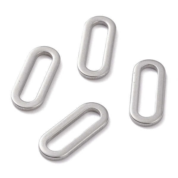 PandaHall 304 Stainless Steel Linking Rings, Oval, Stainless Steel Color, 16x7x1mm, Inner Diameter: 13x3mm 304 Stainless Steel Oval
PandaHall 304 Stainless Steel Linking Rings, Oval, Stainless Steel Color, 16x7x1mm, Inner Diameter: 13x3mm 304 Stainless Steel Oval