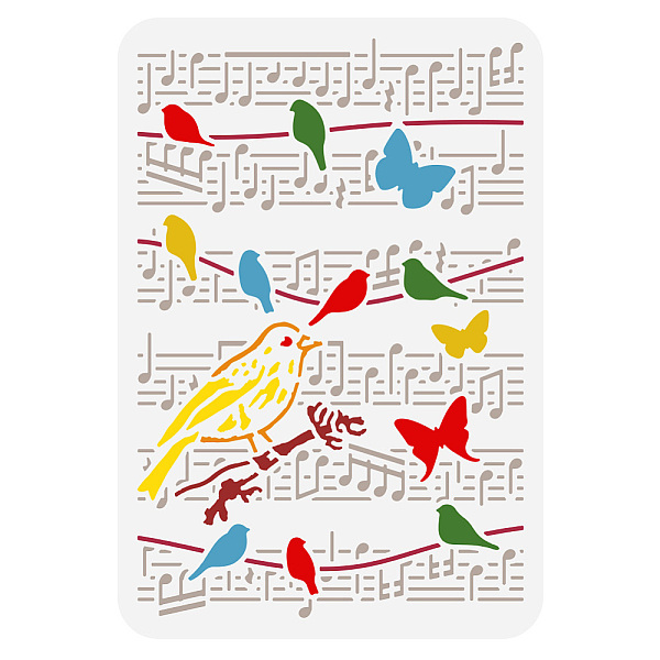 PandaHall Plastic Drawing Painting Stencils Templates, for Painting on Scrapbook Fabric Tiles Floor Furniture Wood, Rectangle, Musical Note...
PandaHall Plastic Drawing Painting Stencils Templates, for Painting on Scrapbook Fabric Tiles Floor Furniture Wood, Rectangle, Musical Note...