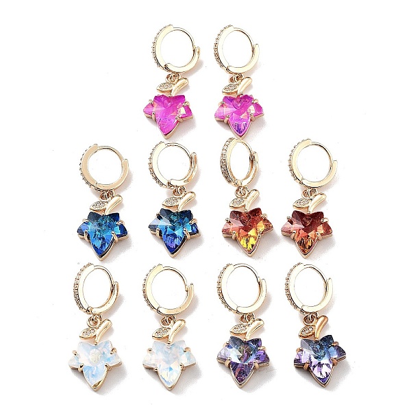 PandaHall Light Gold Brass Micro Pave Cubic Zirconia Hoop Earrings, Glass Flower Drop Earrings, Mixed Color, 34.5x14mm Glass Flower..., Multicolor
PandaHall Light Gold Brass Micro Pave Cubic Zirconia Hoop Earrings, Glass Flower Drop Earrings, Mixed Color, 34.5x14mm Glass Flower..., Multicolor