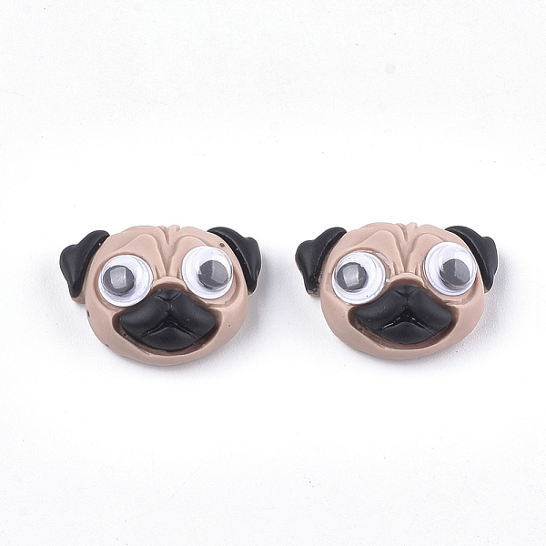PandaHall Resin Puppy Cabochons, with Plastic, Pug Dog, BurlyWood, 17x23.5x10mm Resin Dog Orange
PandaHall Resin Puppy Cabochons, with Plastic, Pug Dog, BurlyWood, 17x23.5x10mm Resin Dog Orange