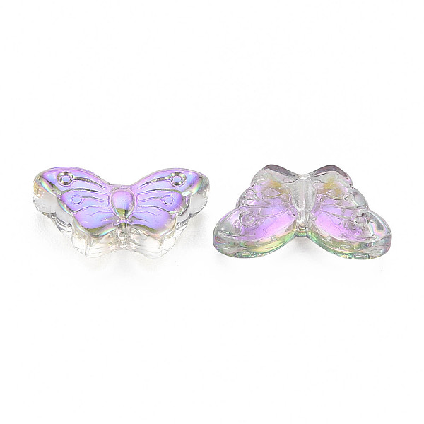 PandaHall Electroplate Transparent Glass Beads, Half Plated, Butterfly, Plum, 8x15x5mm, Hole: 1mm Glass Butterfly Purple
PandaHall Electroplate Transparent Glass Beads, Half Plated, Butterfly, Plum, 8x15x5mm, Hole: 1mm Glass Butterfly Purple