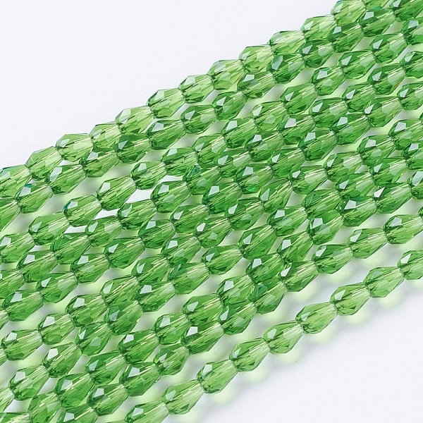 PandaHall Faceted Glass Beads Strands, teardrop, Lime Green, 5x3mm, Hole: 0.5mm, about 85~95pcs/strand, 16.5~18.7 inch(42~47.5cm) Glass...
PandaHall Faceted Glass Beads Strands, teardrop, Lime Green, 5x3mm, Hole: 0.5mm, about 85~95pcs/strand, 16.5~18.7 inch(42~47.5cm) Glass...