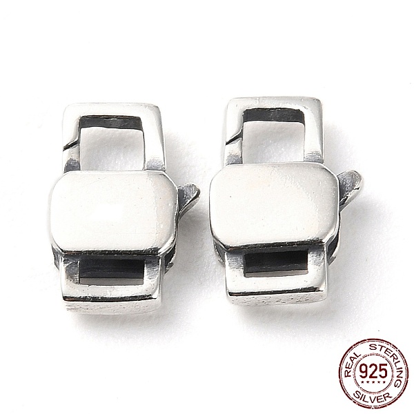 PandaHall 925 Thailand Sterling Silver Lobster Claw Clasps, with 925 Stamp, Antique Silver, 11x7.3x3mm, Hole: 3x1.2mm Sterling Silver Others
PandaHall 925 Thailand Sterling Silver Lobster Claw Clasps, with 925 Stamp, Antique Silver, 11x7.3x3mm, Hole: 3x1.2mm Sterling Silver Others
