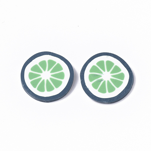PandaHall Handmade Polymer Clay Cabochons, Flat Round/Sliced Fruit, Green, 20~22x2mm Polymer Clay Fruit Green
PandaHall Handmade Polymer Clay Cabochons, Flat Round/Sliced Fruit, Green, 20~22x2mm Polymer Clay Fruit Green