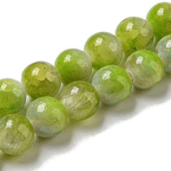 PandaHall Dyed Natural White Jade Beads Strands, Round, Yellow Green, 6~6.5mm, Hole: 1mm, about 66pcs/strand, 15.75 inch(40cm) White Jade...
PandaHall Dyed Natural White Jade Beads Strands, Round, Yellow Green, 6~6.5mm, Hole: 1mm, about 66pcs/strand, 15.75 inch(40cm) White Jade...