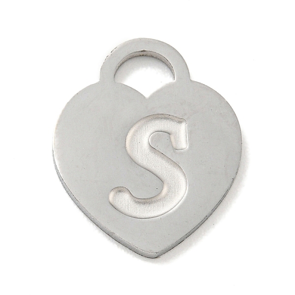 PandaHall 304 Stainless Steel Pendants, Laser Cut, Heart with Letter Charm, Stainless Steel Color, Letter S, 15x12x1mm, Hole: 3x3.5mm 304...
PandaHall 304 Stainless Steel Pendants, Laser Cut, Heart with Letter Charm, Stainless Steel Color, Letter S, 15x12x1mm, Hole: 3x3.5mm 304...