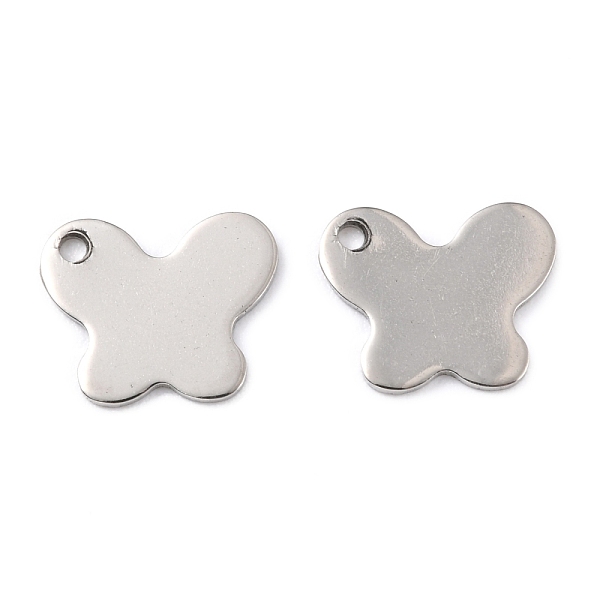 PandaHall 201 Stainless Steel Charms, Butterfly, Stainless Steel Color, 10x12x0.8mm, Hole: 1.6mm 201 Stainless Steel Butterfly
PandaHall 201 Stainless Steel Charms, Butterfly, Stainless Steel Color, 10x12x0.8mm, Hole: 1.6mm 201 Stainless Steel Butterfly