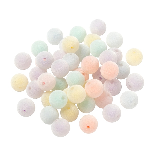 PandaHall 30Pcs Flocky Acrylic Beads, Bead in Bead, Round, Mixed Color, 12x11mm, Hole: 2mm Acrylic Round Multicolor
PandaHall 30Pcs Flocky Acrylic Beads, Bead in Bead, Round, Mixed Color, 12x11mm, Hole: 2mm Acrylic Round Multicolor