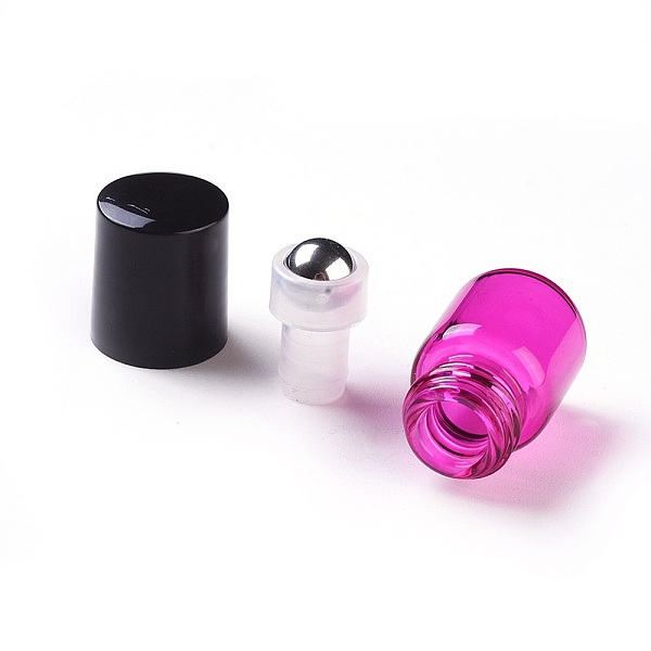 PandaHall Glass Essential Oil Empty Perfume Bottles, with Steel Roller Ball and Plastic Bottle Caps, Camellia, 3.1cm, Capacity: 1ml Glass..., Pink
PandaHall Glass Essential Oil Empty Perfume Bottles, with Steel Roller Ball and Plastic Bottle Caps, Camellia, 3.1cm, Capacity: 1ml Glass..., Pink