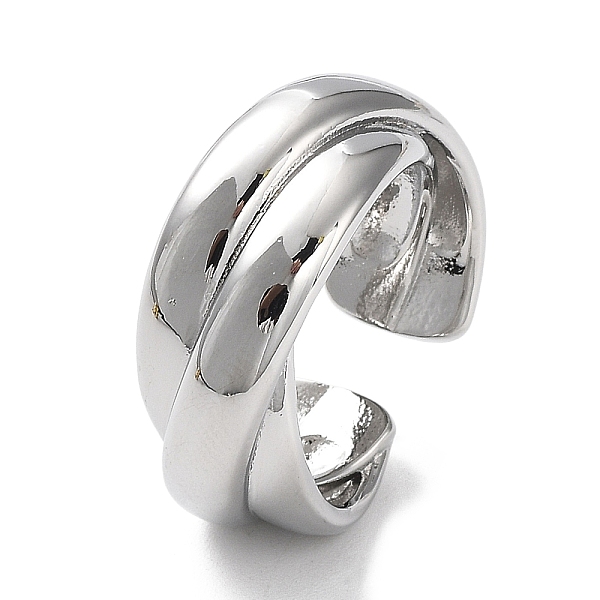PandaHall Rack Plating Brass Criss Cross Open Cuff Rings for Women, Lead Free & Cadmium Free, Long-Lasting Plated, Platinum, US Size 6 3/4...
PandaHall Rack Plating Brass Criss Cross Open Cuff Rings for Women, Lead Free & Cadmium Free, Long-Lasting Plated, Platinum, US Size 6 3/4...