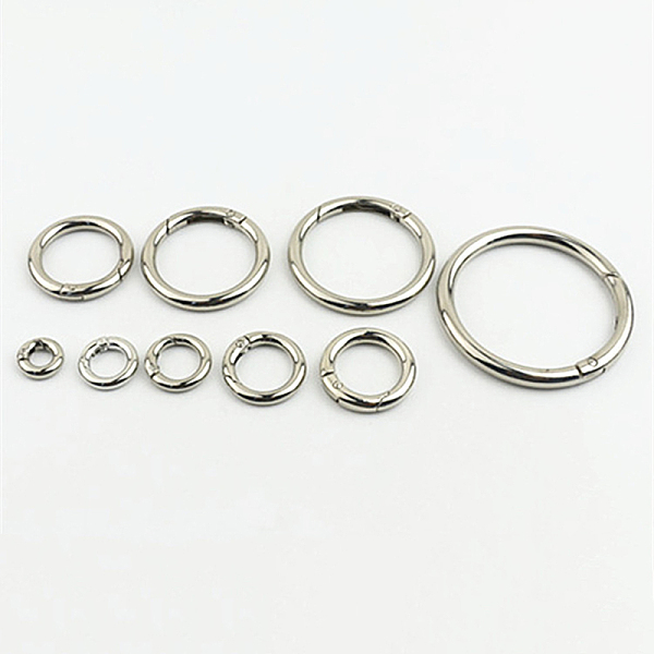 PandaHall Alloy Spring Gate Rings, for Handbag Ornaments Decoration, Ring, Platinum, 34.6x4.8mm, Hole: 25mm Alloy
PandaHall Alloy Spring Gate Rings, for Handbag Ornaments Decoration, Ring, Platinum, 34.6x4.8mm, Hole: 25mm Alloy