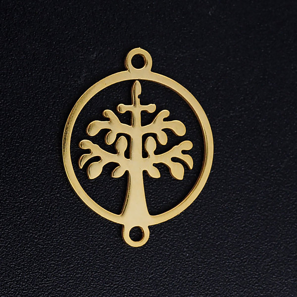 PandaHall 201 Stainless Steel Links connectors, Circle with Tree of Life, Golden, 19.5x15x1mm, Hole: 1.4mm 201 Stainless Steel Tree
PandaHall 201 Stainless Steel Links connectors, Circle with Tree of Life, Golden, 19.5x15x1mm, Hole: 1.4mm 201 Stainless Steel Tree