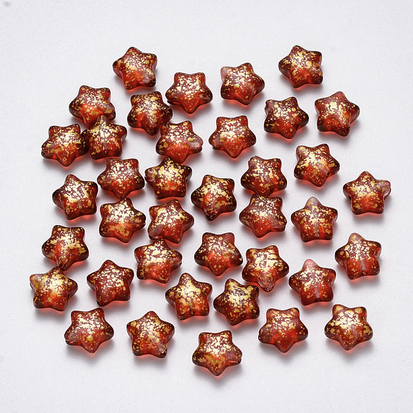 PandaHall Spray Painted Glass Beads, Frosted, Star, Brown, 8x8.5x4mm, Hole: 1mm Glass Star Brown
PandaHall Spray Painted Glass Beads, Frosted, Star, Brown, 8x8.5x4mm, Hole: 1mm Glass Star Brown