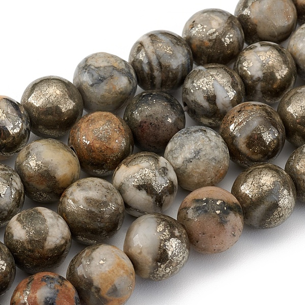 PandaHall Natural Pyrite Beads Strands, Round, 10mm, Hole: 0.7mm, about 39pcs/strand, 15.55 inch(39.5cm) Marcasite Round
PandaHall Natural Pyrite Beads Strands, Round, 10mm, Hole: 0.7mm, about 39pcs/strand, 15.55 inch(39.5cm) Marcasite Round