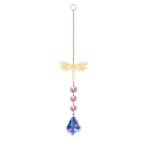 PandaHall Glass Pendant Decorations, Suncatchers, with Brass Findings & Octagon Glass Beads, for Home Decorations, Dragonfly Pattern, 300mm...
PandaHall Glass Pendant Decorations, Suncatchers, with Brass Findings & Octagon Glass Beads, for Home Decorations, Dragonfly Pattern, 300mm...