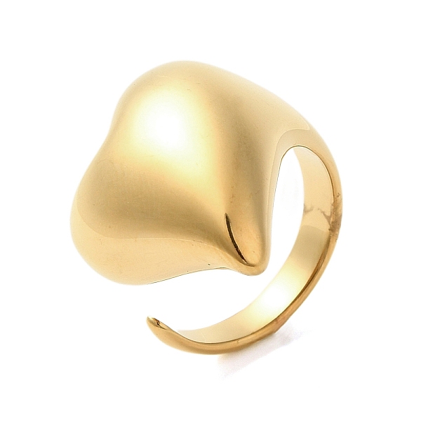 PandaHall 304 Stainless Steel Rings, Heart, Real 18K Gold Plated, Inner Diameter: 17~18mm 304 Stainless Steel Heart
PandaHall 304 Stainless Steel Rings, Heart, Real 18K Gold Plated, Inner Diameter: 17~18mm 304 Stainless Steel Heart