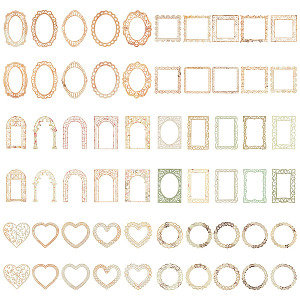 PandaHall Gorgecraft 6 Sets 6 Styles Hollow Scrapbook Paper Pads, for DIY Album Scrapbook, Background Paper, Diary Decoration, Oval &...
PandaHall Gorgecraft 6 Sets 6 Styles Hollow Scrapbook Paper Pads, for DIY Album Scrapbook, Background Paper, Diary Decoration, Oval &...