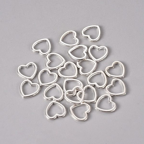 PandaHall Tibetan Style Alloy Linking Rings, Heart, Lead Free & Nickel Free, Antique Silver, 10x10x1mm Alloy Heart
PandaHall Tibetan Style Alloy Linking Rings, Heart, Lead Free & Nickel Free, Antique Silver, 10x10x1mm Alloy Heart