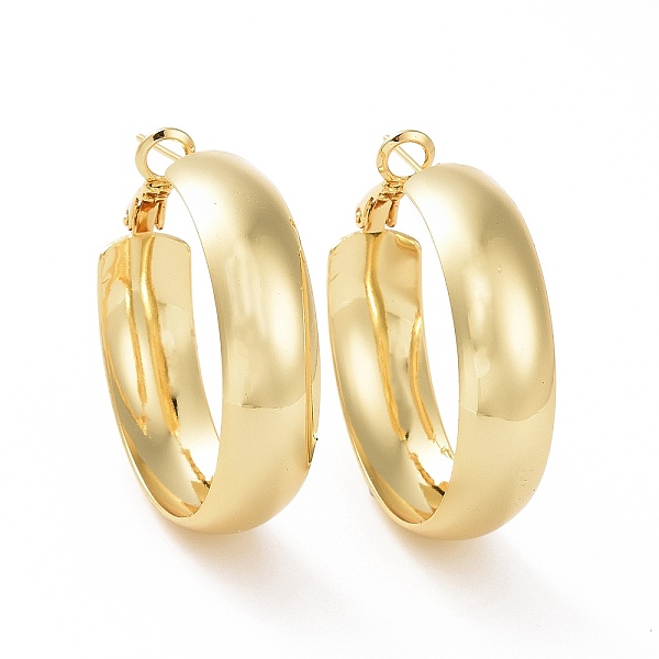 PandaHall Brass Round Hoop Earrings for Women, Real 18K Gold Plated, 34x34x9mm, Pin: 0.7mm Brass Round
PandaHall Brass Round Hoop Earrings for Women, Real 18K Gold Plated, 34x34x9mm, Pin: 0.7mm Brass Round