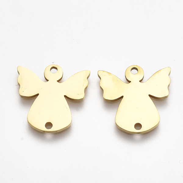 PandaHall 201 Stainless Steel Links connectors, Laser Cut Links, Angel, Golden, 15.5x15x1mm, Hole: 1.5mm 201 Stainless Steel Angel & Fairy
PandaHall 201 Stainless Steel Links connectors, Laser Cut Links, Angel, Golden, 15.5x15x1mm, Hole: 1.5mm 201 Stainless Steel Angel & Fairy