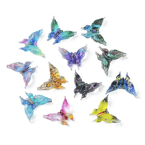 PandaHall Translucent Resin Cabochons, Butterfly, Mixed Color, 9.5x11x3mm Resin Butterfly Multicolor
PandaHall Translucent Resin Cabochons, Butterfly, Mixed Color, 9.5x11x3mm Resin Butterfly Multicolor