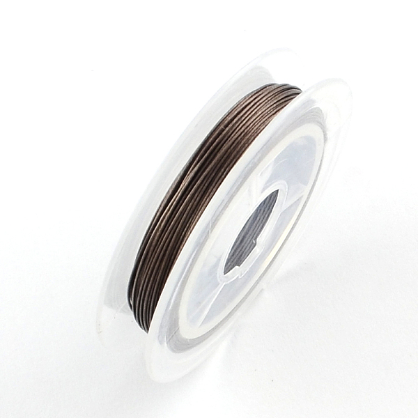 PandaHall Tiger Tail Wire, Nylon-coated Stainless Steel, Camel, 0.45mm, about 32.8 Feet(10m)/roll Stainless Steel Round Brown
PandaHall Tiger Tail Wire, Nylon-coated Stainless Steel, Camel, 0.45mm, about 32.8 Feet(10m)/roll Stainless Steel Round Brown