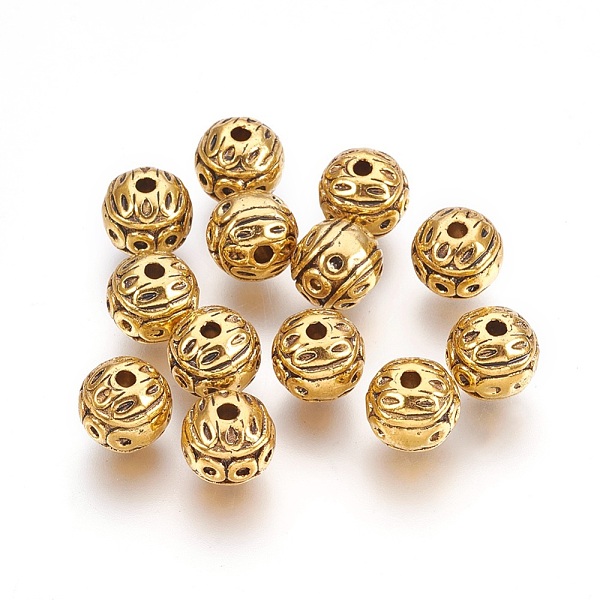 PandaHall Alloy Beads, Lead Free & Cadmium Free, Round, Antique Golden, 8mm, Hole: 1mm Alloy Round
PandaHall Alloy Beads, Lead Free & Cadmium Free, Round, Antique Golden, 8mm, Hole: 1mm Alloy Round