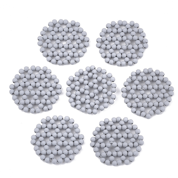 PandaHall Spray Painted Acrylic Woven Beads, Matte Style, Flat Round, Dark Gray, 27~29x3mm Acrylic Flat Round Gray
PandaHall Spray Painted Acrylic Woven Beads, Matte Style, Flat Round, Dark Gray, 27~29x3mm Acrylic Flat Round Gray