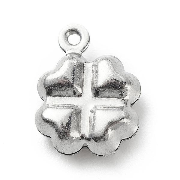 PandaHall 304 Stainless Steel Pendants, Clover Charms, Stainless Steel Color, 13.1x10x4.7mm, Hole: 1mm 304 Stainless Steel Clover
PandaHall 304 Stainless Steel Pendants, Clover Charms, Stainless Steel Color, 13.1x10x4.7mm, Hole: 1mm 304 Stainless Steel Clover