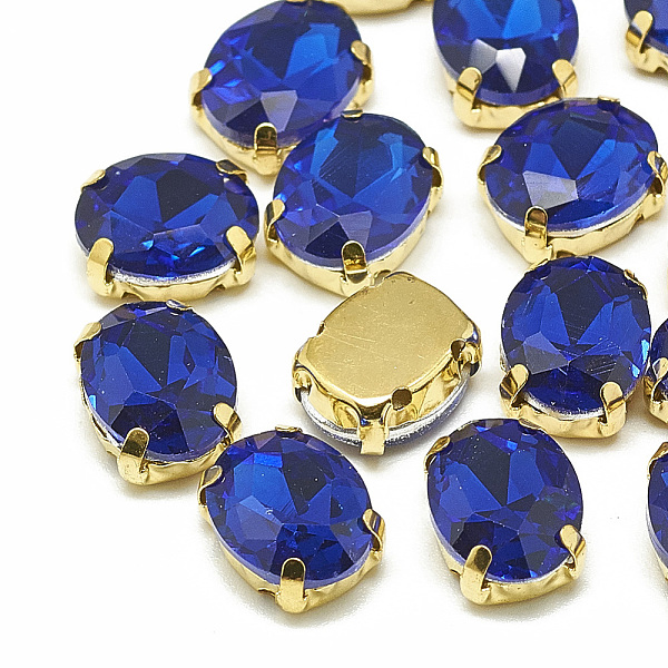 PandaHall Sew on Rhinestone, Multi-strand Links, Glass Rhinestone, with Brass Prong Settings, Garments Accessories, Faceted, Oval, Golden..., Blue
PandaHall Sew on Rhinestone, Multi-strand Links, Glass Rhinestone, with Brass Prong Settings, Garments Accessories, Faceted, Oval, Golden..., Blue