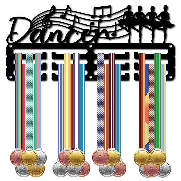 PandaHall Sports Theme Iron Medal Hanger Holder Display Wall Rack, 3-Line, with Screws, Dancer, Human, 130x290mm Iron Human Black
PandaHall Sports Theme Iron Medal Hanger Holder Display Wall Rack, 3-Line, with Screws, Dancer, Human, 130x290mm Iron Human Black