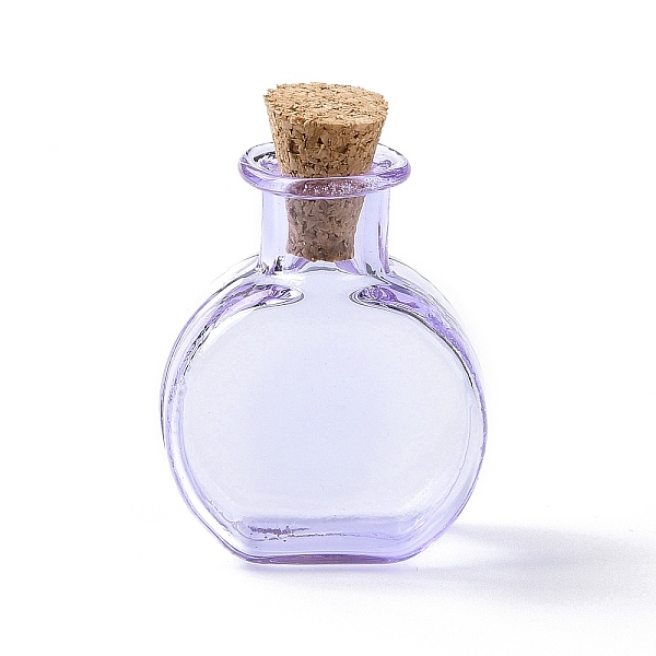 PandaHall Flat Round Miniature Glass Bottles, with Cork Stoppers, Empty Wishing Bottles, for Dollhouse Accessories, Jewelry Making, Lilac..., Purple
PandaHall Flat Round Miniature Glass Bottles, with Cork Stoppers, Empty Wishing Bottles, for Dollhouse Accessories, Jewelry Making, Lilac..., Purple