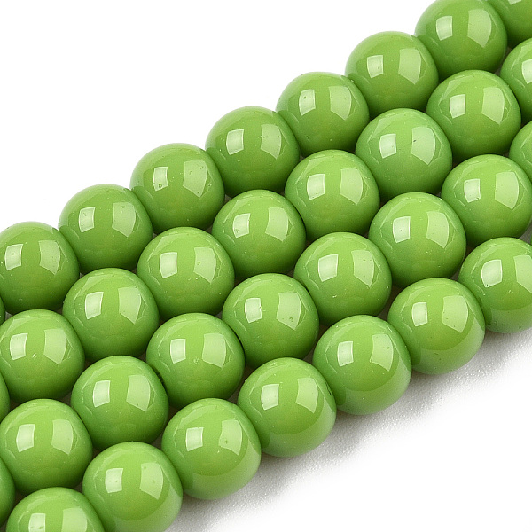 PandaHall Opaque Solid Color Glass Beads Strands, Round, Lime Green, 6~6.5mm, Hole: 1.4mm, about 67~70pcs/strand, 14.76 inch~15.16 inch...
PandaHall Opaque Solid Color Glass Beads Strands, Round, Lime Green, 6~6.5mm, Hole: 1.4mm, about 67~70pcs/strand, 14.76 inch~15.16 inch...