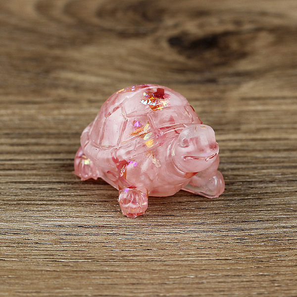 PandaHall Resin Home Display Decorations, with Natural Rose Quartz Chips and Gold Foil Inside, Tortoise, 50x30x27mm Rose Quartz Tortoise
PandaHall Resin Home Display Decorations, with Natural Rose Quartz Chips and Gold Foil Inside, Tortoise, 50x30x27mm Rose Quartz Tortoise